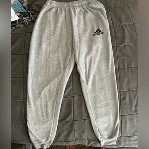 Adidas Men’s Grey Sweatpants, Size L